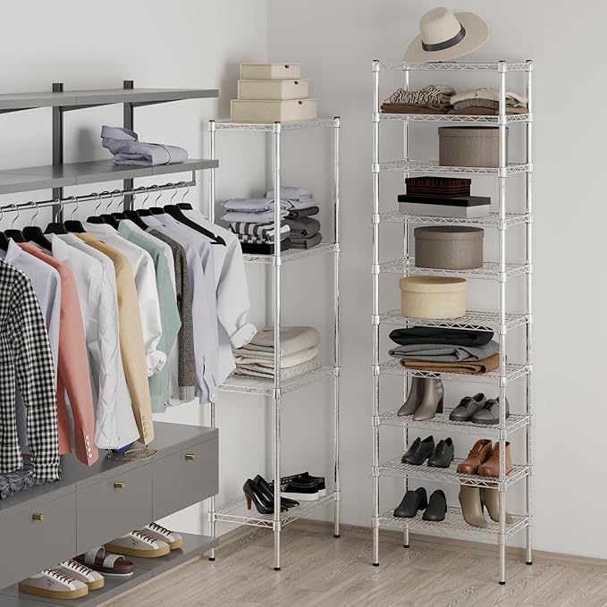 Regal Altair 14" Deep x 24" Wide x 86" Height Wire Shelving Kit | 10-Tier | NSF Commercial Storage Rack Unit