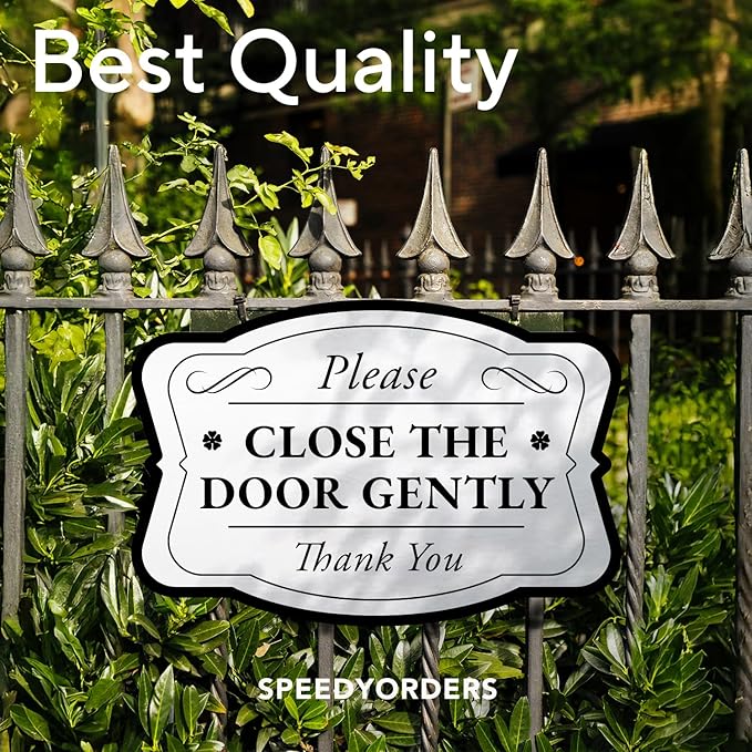 Custom Decorative Outdoor, Personalized Aluminum Signs - 10x7 In, Made in USA, Waterproof, Metallic Silver Driveway Signs