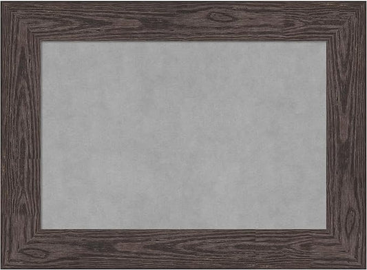 Amanti Art Black Framed Magnetic Board 22x30 Medium Vision Board for use with Magnets, 100% Metal Sheet to Display Items as Office Decor or for Home Organization in mudroom, Kitchen or Kids Room