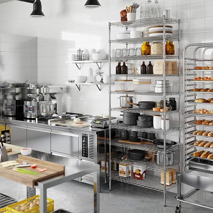 Regal Altair 18" Deep x 36" Wide x 96" Height Wire Shelving Kit | 10-Tier | NSF Commercial Storage Rack Unit