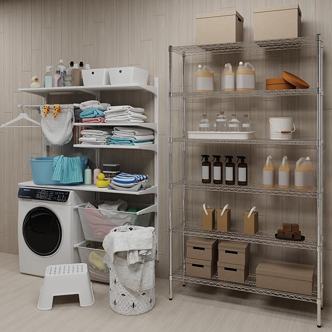 Regal Altair 14" Deep x 48" Wide x 74" Height Wire Shelving Kit | 6-Tier | NSF Commercial Storage Rack Unit