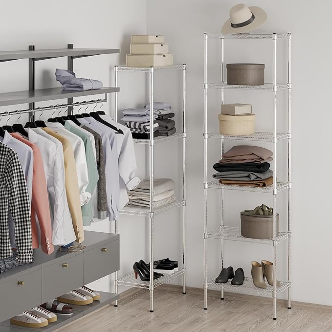 Regal Altair 14" Deep x 24" Wide x 86" Height Wire Shelving Kit | 6-Tier | NSF Commercial Storage Rack Unit