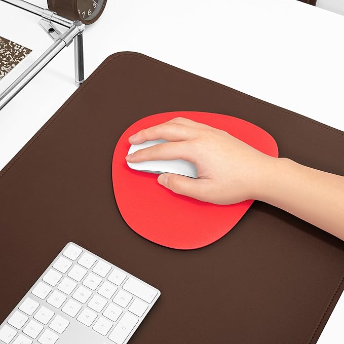 GREEDY FARMERS Mouse pad, Non-Slip Washable Waterproof Computer Mouse pad (Red Grapefruit Coral)