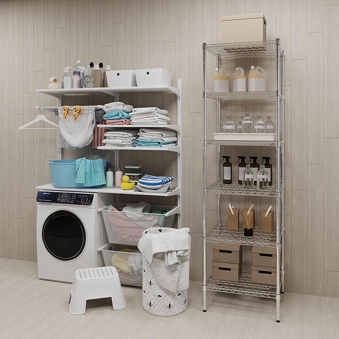 Regal Altair 24" Deep x 24" Wide x 74" Height Wire Shelving Kit | 6-Tier | NSF Commercial Storage Rack Unit