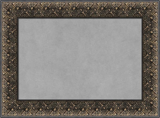 Amanti Art Black Framed Magnetic Board 17x23 Small Vision Board for use with Magnets, 100% Metal Sheet to Display Items as Office Decor or for Home Organization in mudroom, Kitchen or Kids Room