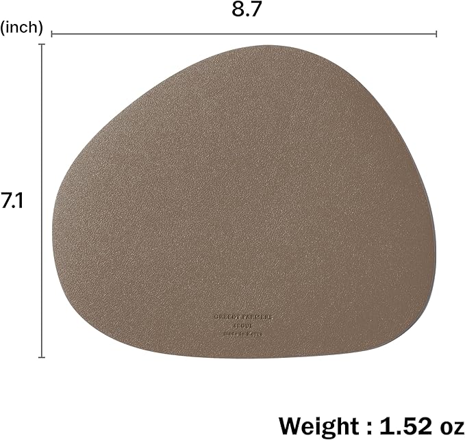 GREEDY FARMERS Mouse pad, Non-Slip Washable Waterproof Computer Mouse pad (Cocoa Taupe)