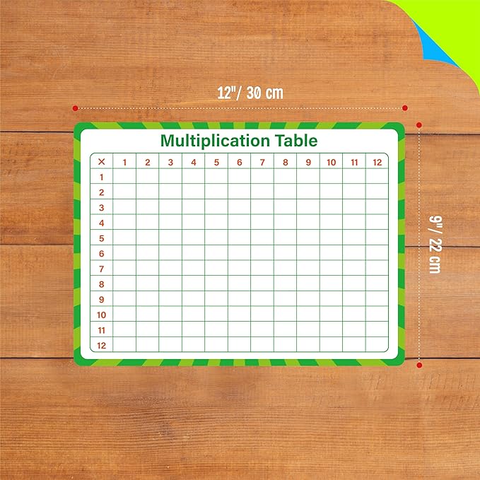 8 Packs Number Bond Whiteboards,Double Sided Dry Erase 1-12 Multiplication Chart Board Writable and Erasable White Board for Kids, Students,Classroom and Home (Each Measures 12” x 9”) Mathematics