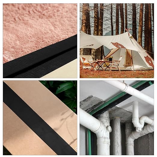 ROSEUP Duct Tape Heavy Duty Waterproof, 2 Inch x 1080 Yards, Strong Adhesive Black Duct Tape Bulk for Indoor Outdoor Repairs, Tear by Hand, (36 Pack)
