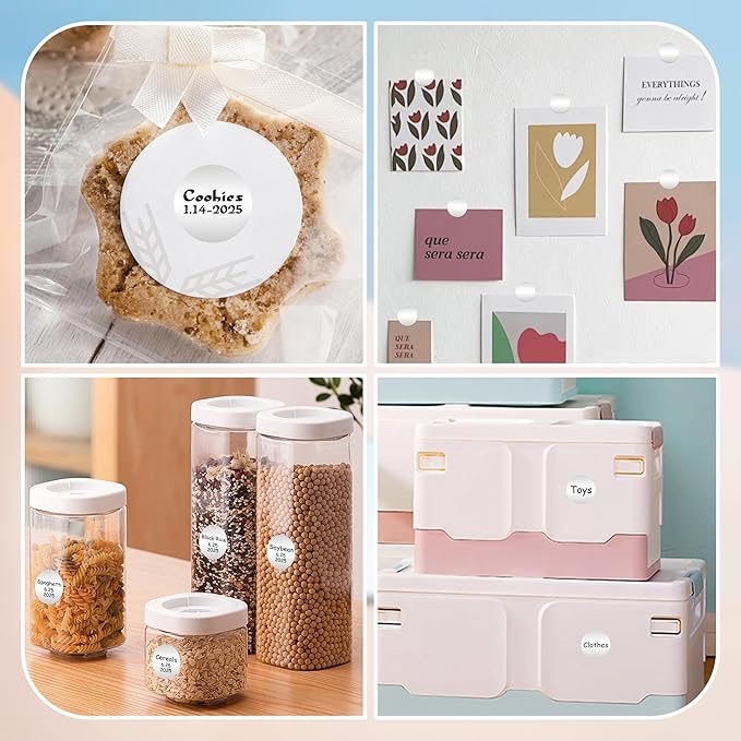 1 Inch Round Color Coding Labels, 1000 Dots Per Roll Sliver Color Coded Dot Stickers, Round Color Dot Labels for Organizing, Filing, and Storage