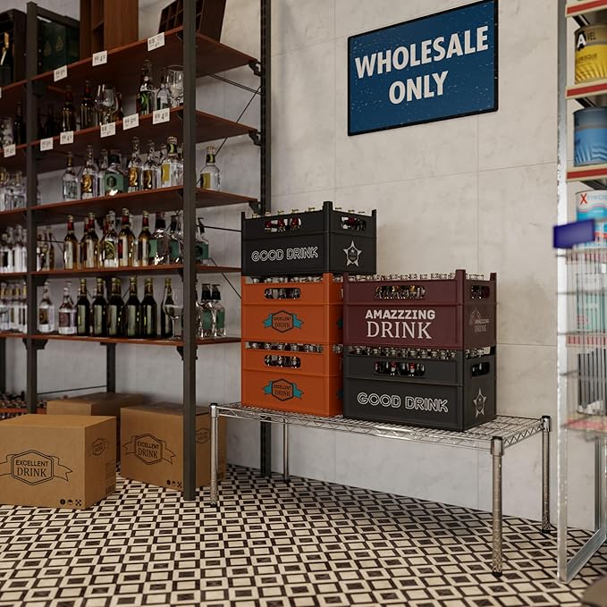 Regal Altair 18" Deep x 42" Wide x 14" Height Wire Shelving Kit | 1-Tier | NSF Commercial Storage Rack Unit