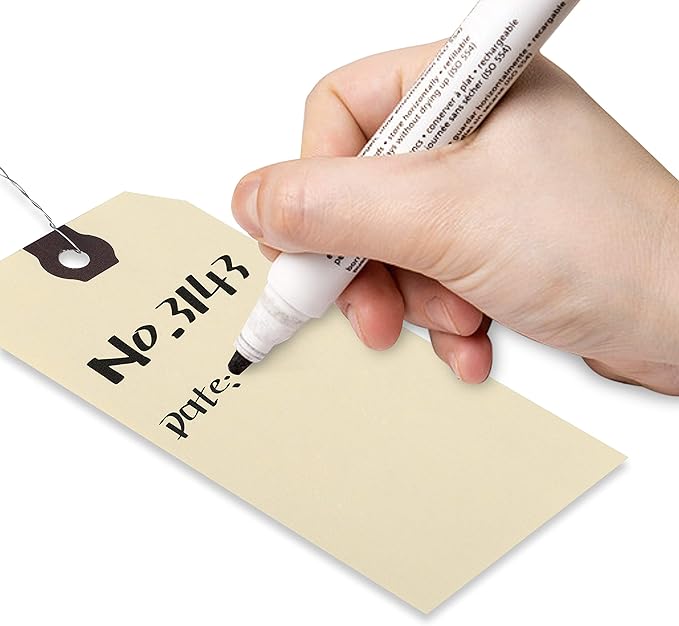 INNOVART Shipping Tags - Double Wired 6 1/4" x 3 1/8", Manila Wire Tags with Reinforced Eyelet, Case of 1000