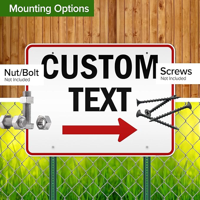 Custom Arrow and Directional Sign by My Sign Center - 36x48 Inches, Right Arrow, Reflective, Rust Free DiBound, Fade Resistant, Made in USA