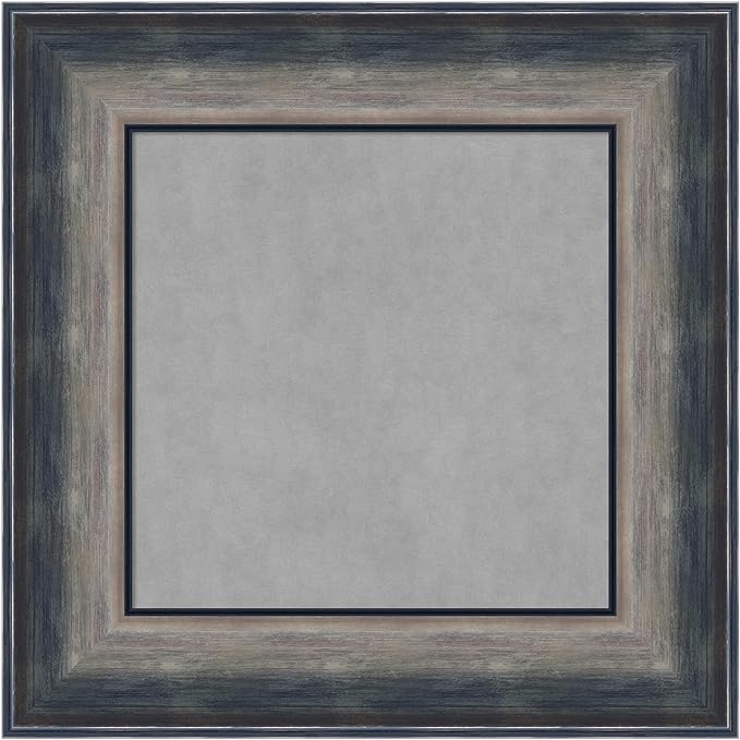 Amanti Art Silver Framed Magnetic Board 18x18 X-Small Vision Board for use with Magnets, 100% Metal Sheet to Display Items as Office Decor or for Home Organization in mudroom, Kitchen or Kids Room