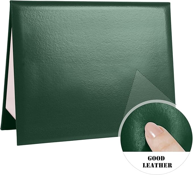 Diploma Cover 8.5” x11” Diploma Holder of Graduation Leatherette Padded Certificate（Tent Style