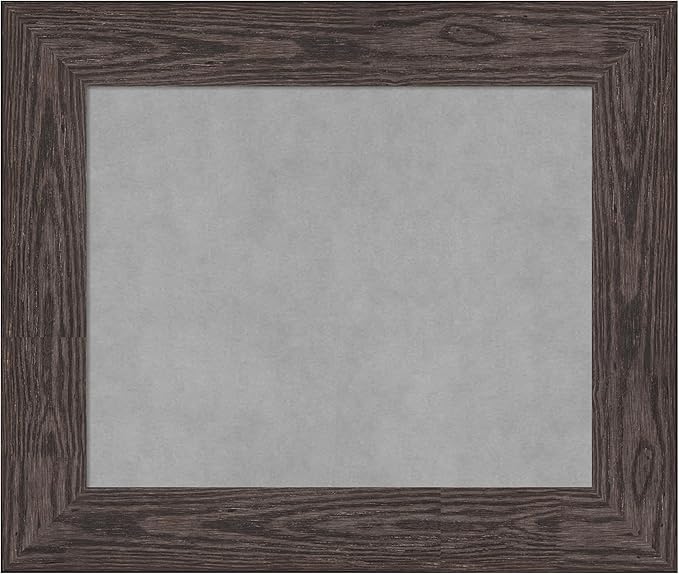 Amanti Art Black Framed Magnetic Board 22x26 Small Vision Board for use with Magnets, 100% Metal Sheet to Display Items as Office Decor or for Home Organization in mudroom, Kitchen or Kids Room