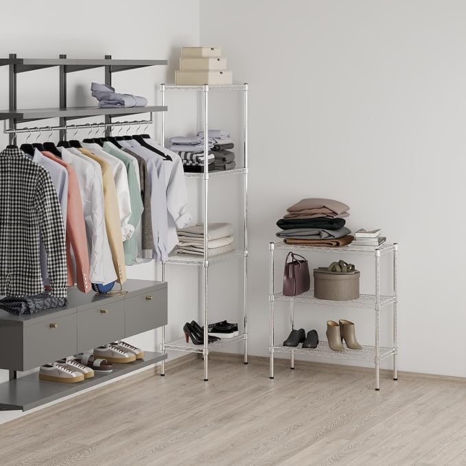 Regal Altair 14" Deep x 30" Wide x 34" Height Wire Shelving Kit | 3-Tier | NSF Commercial Storage Rack Unit