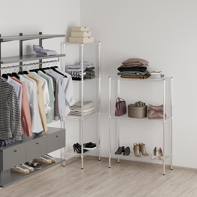 Regal Altair 14" Deep x 36" Wide x 54" Height Wire Shelving Kit | 3-Tier | NSF Commercial Storage Rack Unit