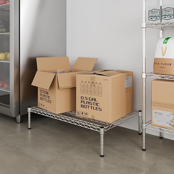 Regal Altair 24" Deep x 36" Wide x 8" Height Wire Shelving Kit | 1-Tier | NSF Commercial Storage Rack Unit