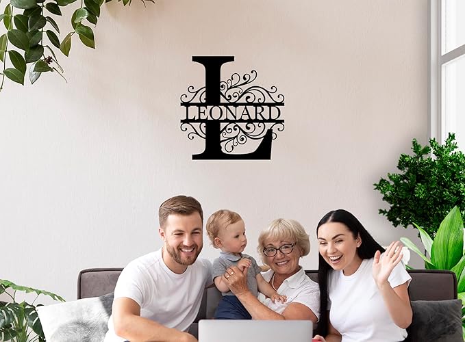 Metal Name Signs Personalized, Custom Name Signs, Custom Family Name Sign, Last Name Sign, Metal Wall Art, Personalized Wall Letters, Personalized Wedding Gift