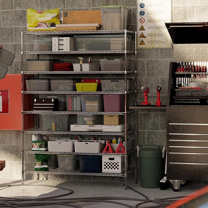 Regal Altair 24" Deep x 60" Wide x 86" Height Wire Shelving Kit | 8-Tier | NSF Commercial Storage Rack Unit