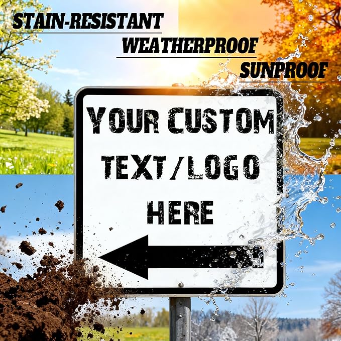 Custom Square Road Arrow Signs - 36 * 36 inches - Highly reflective, suitable for municipal roads and construction sites