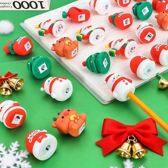 Cute Pencil Sharpener for Kids Handheld Pencil Sharpener Bulk Kawaii Manual Pencil Sharpeners Kids Pencil Sharpeners for School Office Home (24)