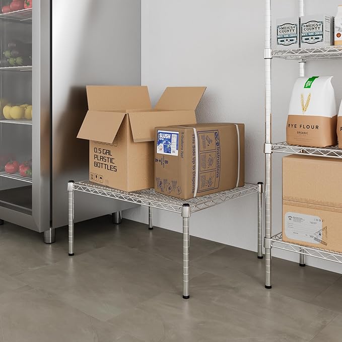 Regal Altair 24" Deep x 30" Wide x 14" Height Wire Shelving Kit | 1-Tier | NSF Commercial Storage Rack Unit