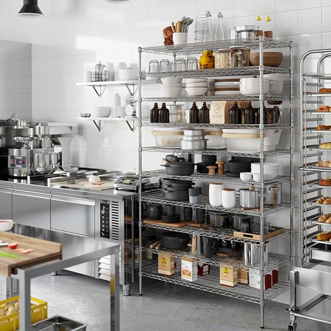 Regal Altair 21" Deep x 48" Wide x 86" Height Wire Shelving Kit | 10-Tier | NSF Commercial Storage Rack Unit