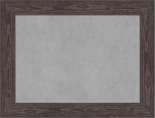 Amanti Art Black Framed Magnetic Board 26x34 Medium Vision Board for use with Magnets, 100% Metal Sheet to Display Items as Office Decor or for Home Organization in mudroom, Kitchen or Kids Room