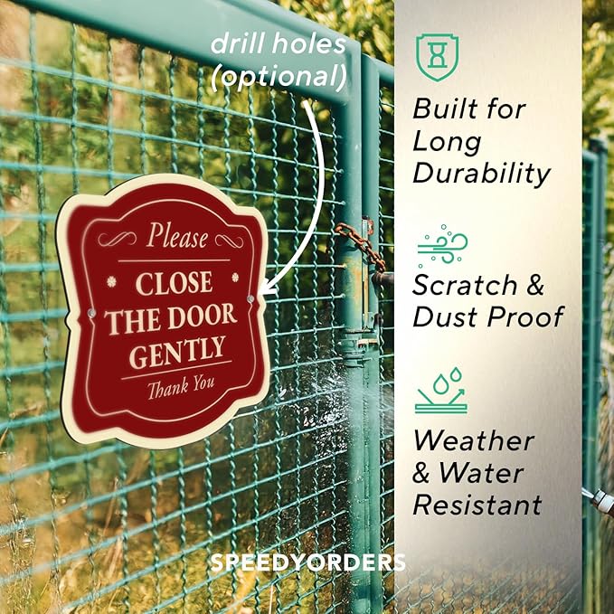 Custom Decorative Outdoor Metal Sign - Personalized Aluminum Driveway Sign, Waterproof, Made in USA - Design 3 Red Brick 8x8 In