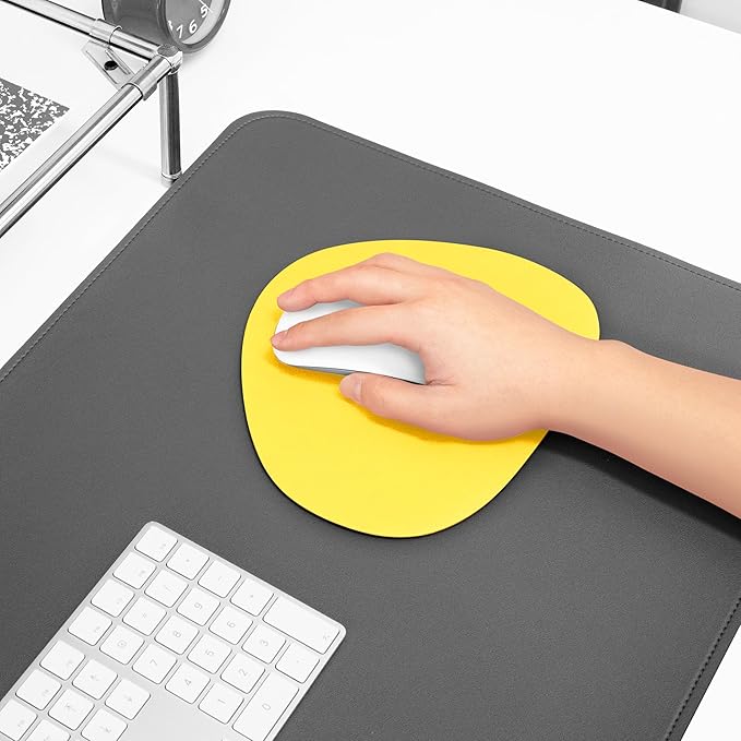GREEDY FARMERS Mouse pad, Non-Slip Washable Waterproof Computer Mouse pad (Lemon Butter Cream)