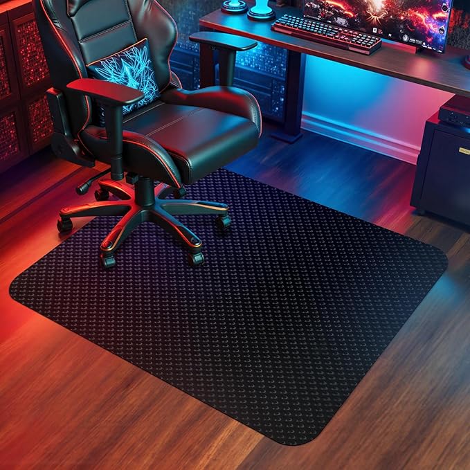 Vicwe Gaming Chair Mat for Hard Floor,36" x 48" Computer Chair Mat for Tile Floor,Anti-Slip Hard Floor Protector Rolling Chair for Office Home