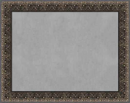 Amanti Art Black Framed Magnetic Board 23x29 Medium Vision Board for use with Magnets, 100% Metal Sheet to Display Items as Office Decor or for Home Organization in mudroom, Kitchen or Kids Room