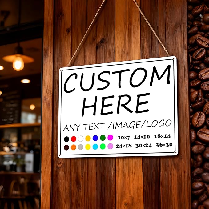 Custom business signs-36×30inches-Large size,Optional reflective,Strong and durable,for Wall decoration, Advertising, House rental