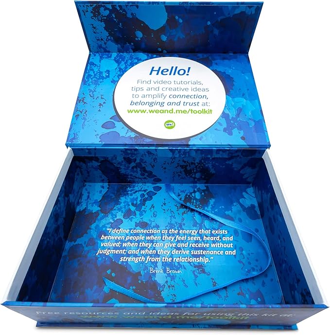 We! Connection Toolkit - Conversation Cards, Group Cohesion Deck, Icebreaker Book & Team Building Games/Activities for Work, Class & Events – Group Engagement Kit for Meaningful Connections
