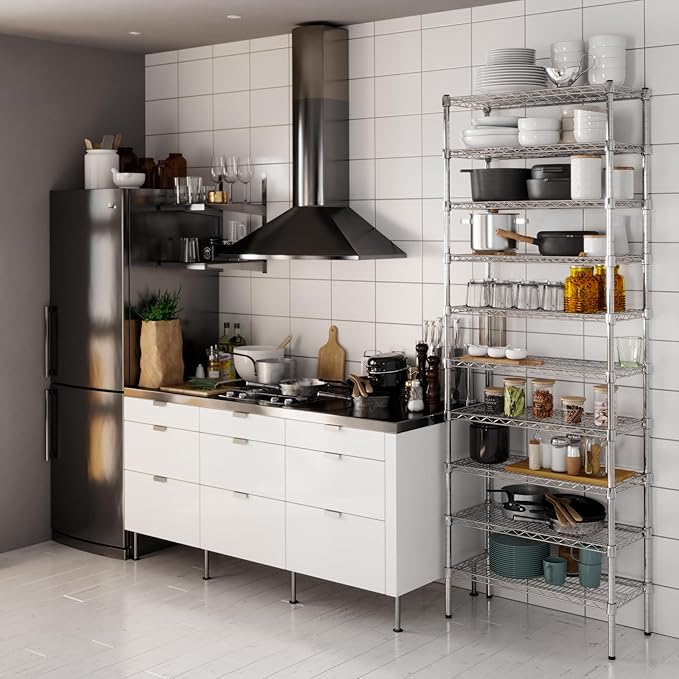 Regal Altair 14" Deep x 30" Wide x 86" Height Wire Shelving Kit | 10-Tier | NSF Commercial Storage Rack Unit