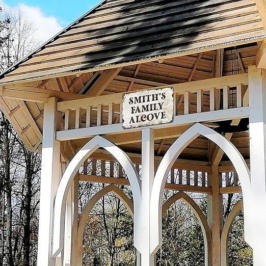 Rustic Custom Sign, Personalized Metal Signs, Gift for Chritmas, Man Cave, Indoor and Outdoor Use 10x7 Inches, ACM, Fade Resistant, Made in the USA