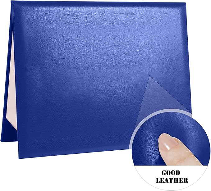 Diploma Cover 8.5” x11” Diploma Holder of Graduation Leatherette Padded Certificate（Tent Style),5-Pack