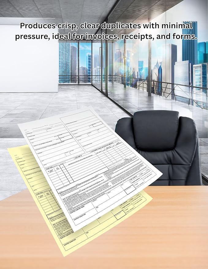 Limited Papers (TM), Carbonless Sheets, Superior, Pre Collated, Multi part, Bond Finish. (2 Part Reverse, 8.5 x 14 Inch, Legal Size, Canary/White (5889), 20 Ream)