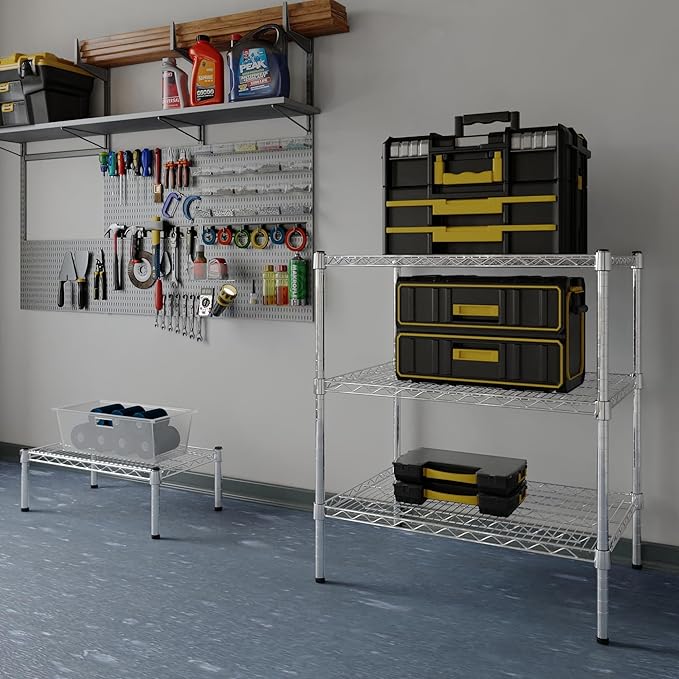 Regal Altair 21" Deep x 30" Wide x 34" Height Wire Shelving Kit | 3-Tier | NSF Commercial Storage Rack Unit