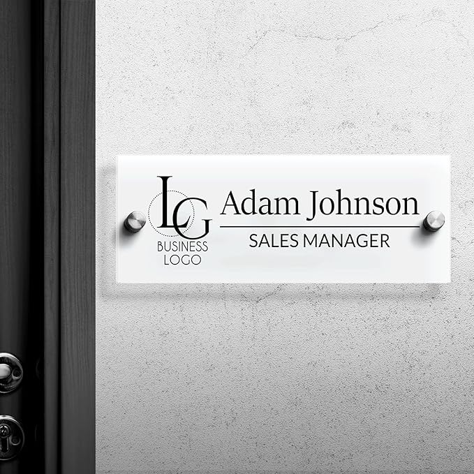 Custom Name Plates for Doors Personalized Wall Name Signs Office Workspace Decor New Job CEO Gift