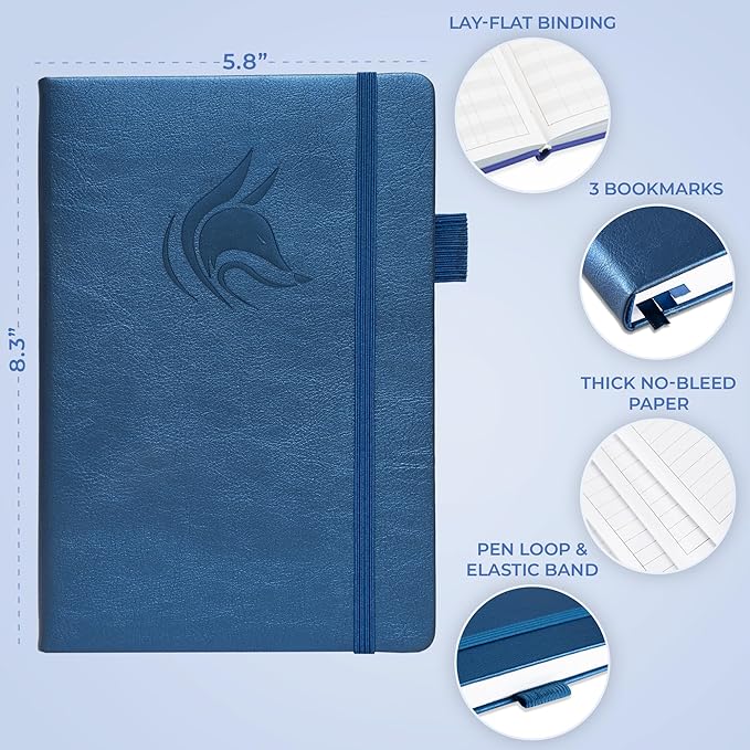 Clever Fox Dated Planner 2026-2027 – Weekly Life Planner Notebook for Time Management – Planner with Habits Tracker & To-Do List (Mystic Blue)