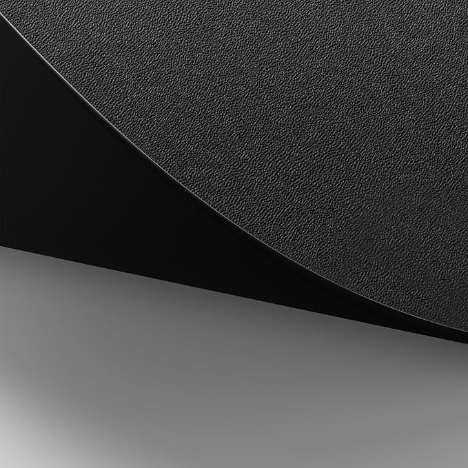 Jotsome Leather Desk Pad Mat, Non-Slip Desk Blotter Pad - Desk Protector for Office, Home, Lap Desk, Laptop, and Desktop, Gift for The Holidays (Black, 17" x 12")