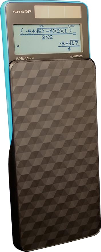 Sharp EL-W535TGBBL Scientific Calculator with WriteView™ 4 Line Display, Black, Blue