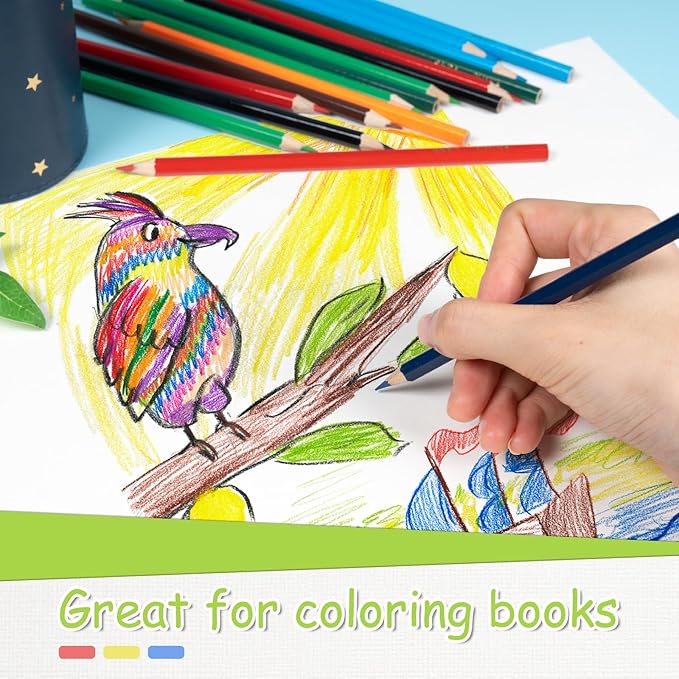 S & E TEACHER'S EDITION Colored Pencils 360Pcs,Coloring Pencils Set Drawing Pencils for Sketch, Woodcase Lead Pencils, Wooden Colored Pencils, Back to school Christmas Gifts