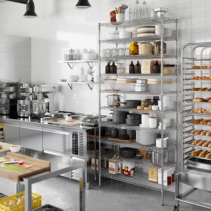 Regal Altair 18" Deep x 42" Wide x 96" Height Wire Shelving Kit | 10-Tier | NSF Commercial Storage Rack Unit