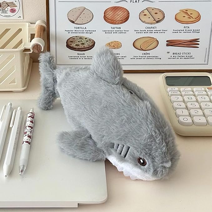 ZQW Cute Animal Pencil Case with Zipper - Multifunctional Cosmetic Makeup Organizer Bag, Small Pouch for Jewelry Travel Essentials & Daily Carry (Platypus)