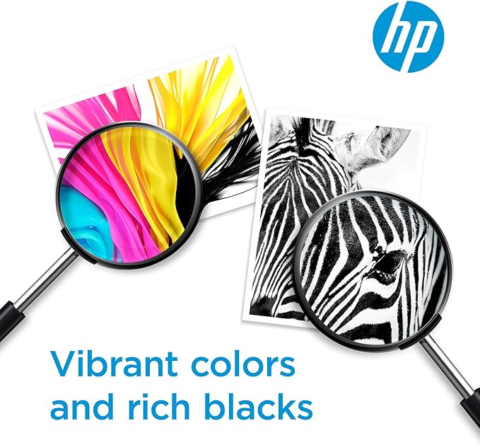 HP 63 Black, Tri-Color Ink Cartridge Printers (2-Pack), Works with DeskJet 1112, 2130, 3630 Series; Envy 4510, 4520; OfficeJet 3830, 4650, 5200, Eligible for Instant Ink, L0R46AN