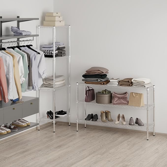 Regal Altair 14" Deep x 54" Wide x 34" Height Wire Shelving Kit | 3-Tier | NSF Commercial Storage Rack Unit
