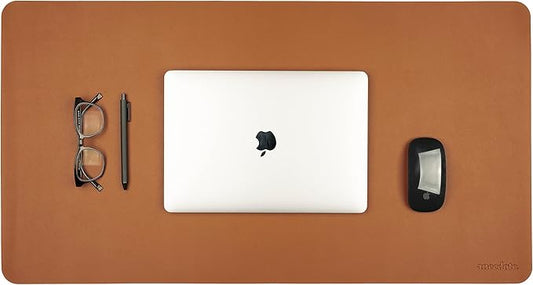 ANECDOTE Vegan Leather Desk Pad - 31.5"x17" Desk Mat for Your Office. This Quality Large Mouse Pad has Chic Elegance, Professional Look & Satisfying Touch - The Perfect Leather Mouse Pad for You!